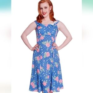 Hell bunny 40s dress EUC